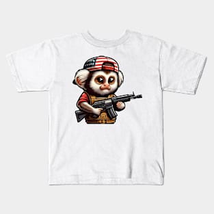 Tactical Marmoset Monkey Kids T-Shirt